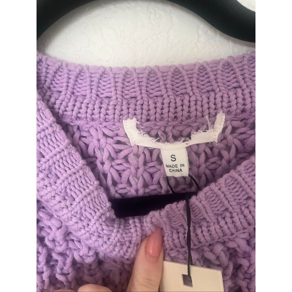 Dance & Marvel chunky crop sweater NEW NWT - Picture 4 of 6